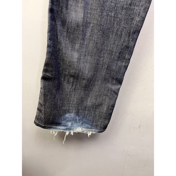 Calvin Klein Womens Lean bootcut denim Jeans Size 8 Mid Rise Dark Wash - Picture 9 of 9